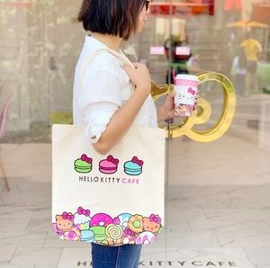 Hello Kitty Cafe Truck Macaron Tote